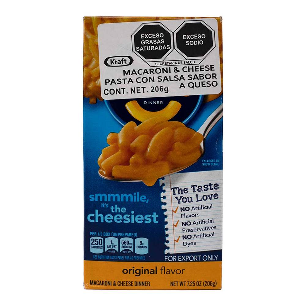 Kraft · Macarrones con queso (206 g)