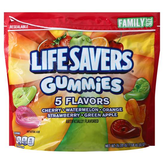 Life Savers Family Size 5 Flavors Gummies