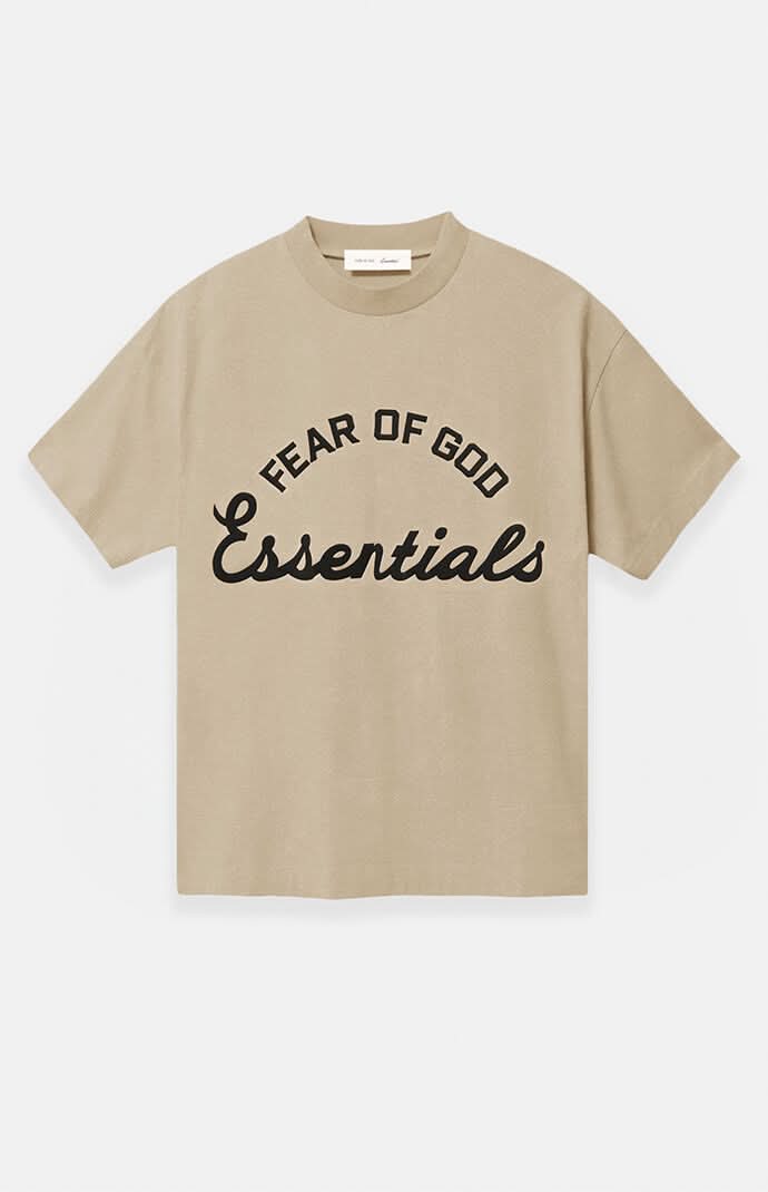 Fear of God Essentials Training '90s Short Sleeve T-Shirt Faded Dune L