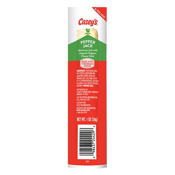 Casey's Pepper Jack Cheese Stick 1oz