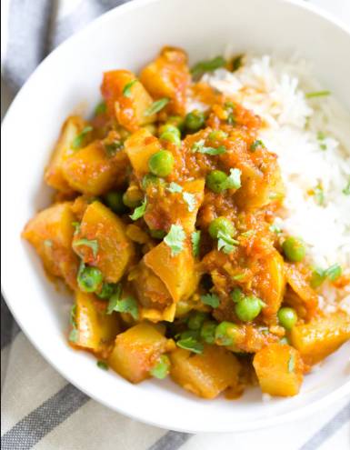 Vegan Curry/Masala on Rice