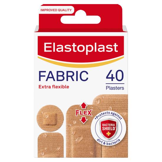 Elastoplast Extra Flexible Fabric Plasters (40 ct)