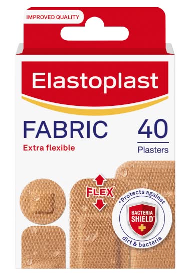 Elastoplast Extra Flexible Fabric Plasters (40 pack)