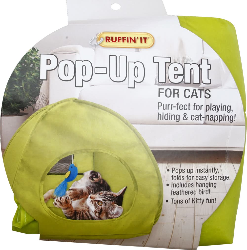 Ruffin' It Pop-Up Tent For Cats