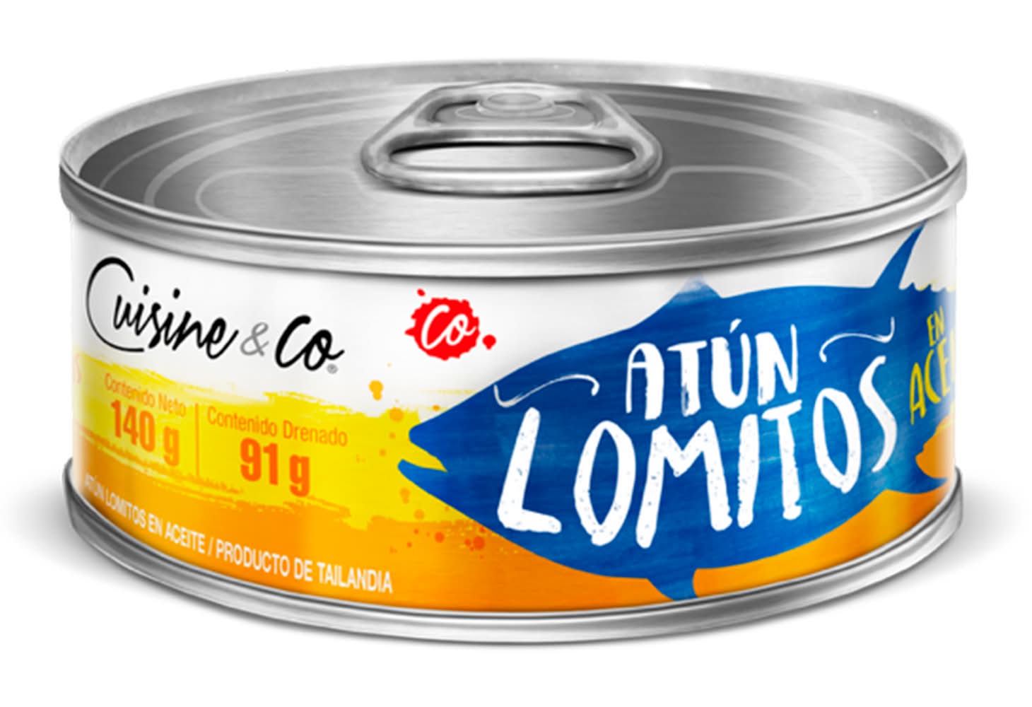 Cuisine & Co · Atún lomitos en aceite (140 g)