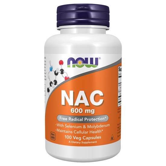Now Nac Free Radical Protection Dietary Supplement (100 ct)