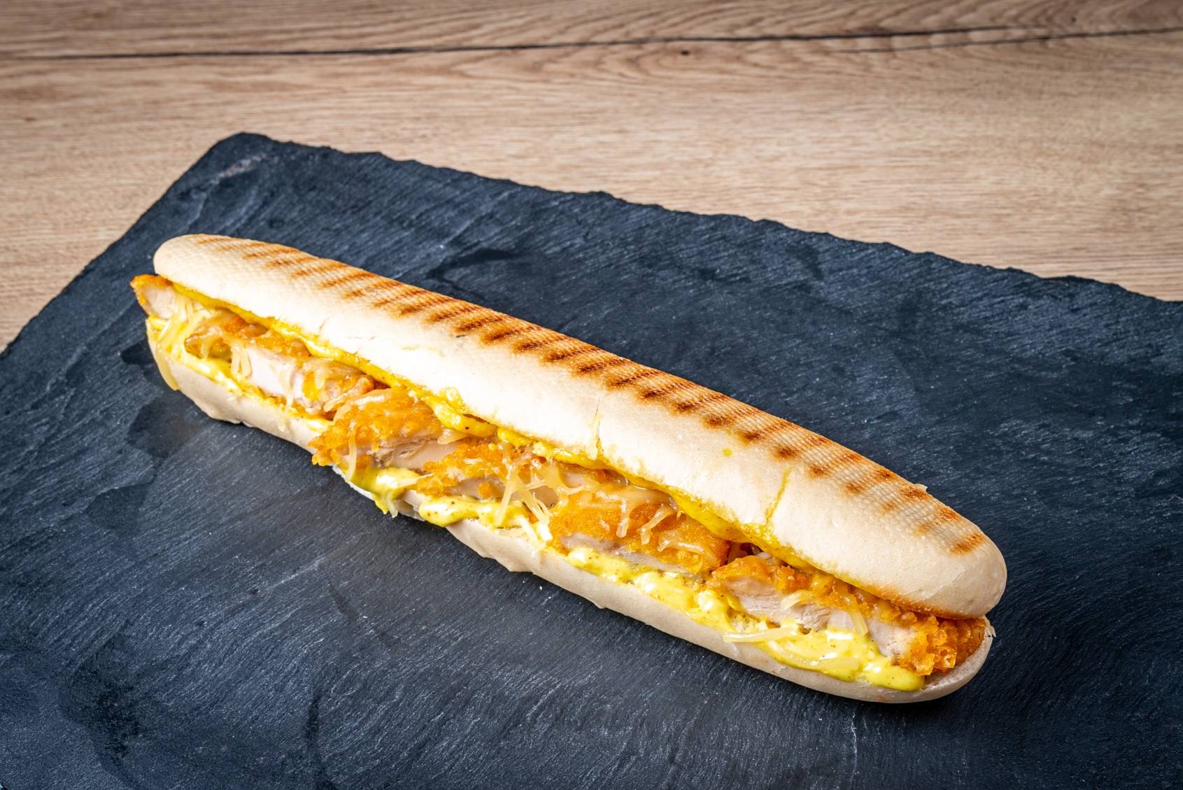 Panini poulet curry