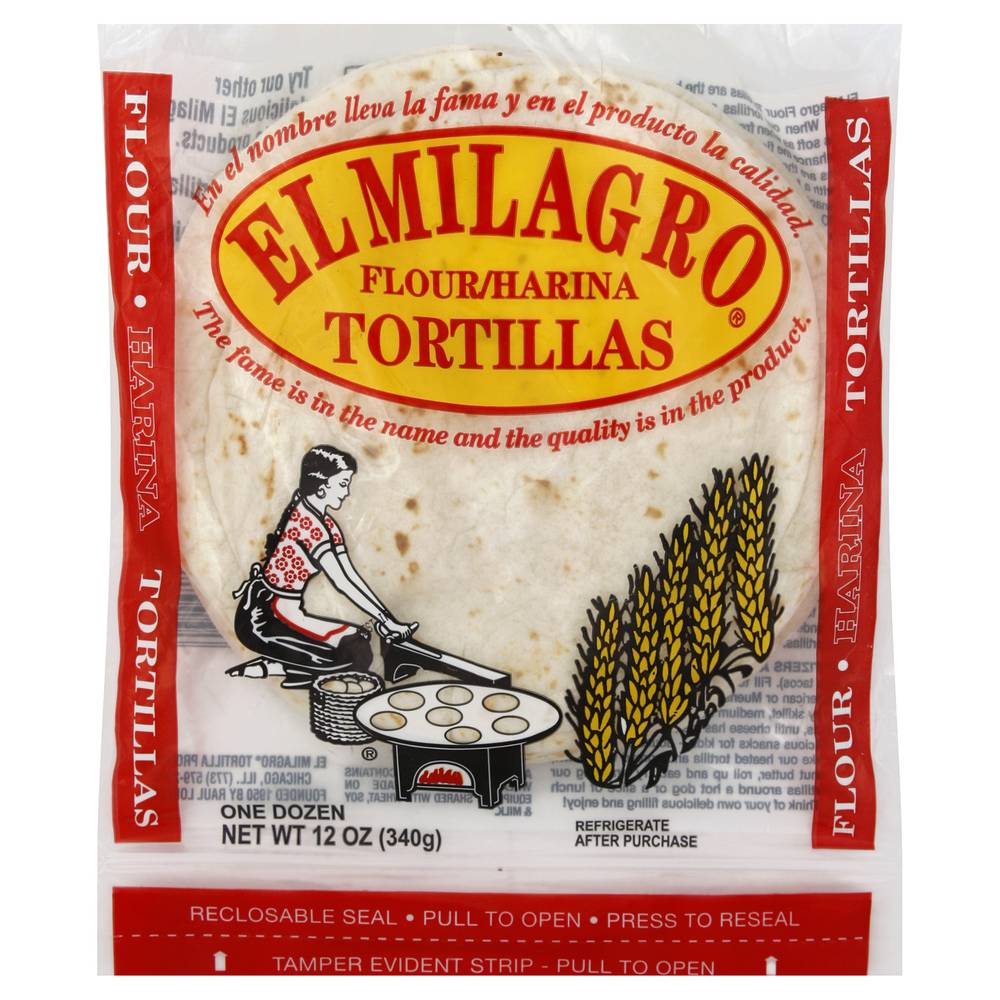 El Milagro Flour Tortillas (12 ct)