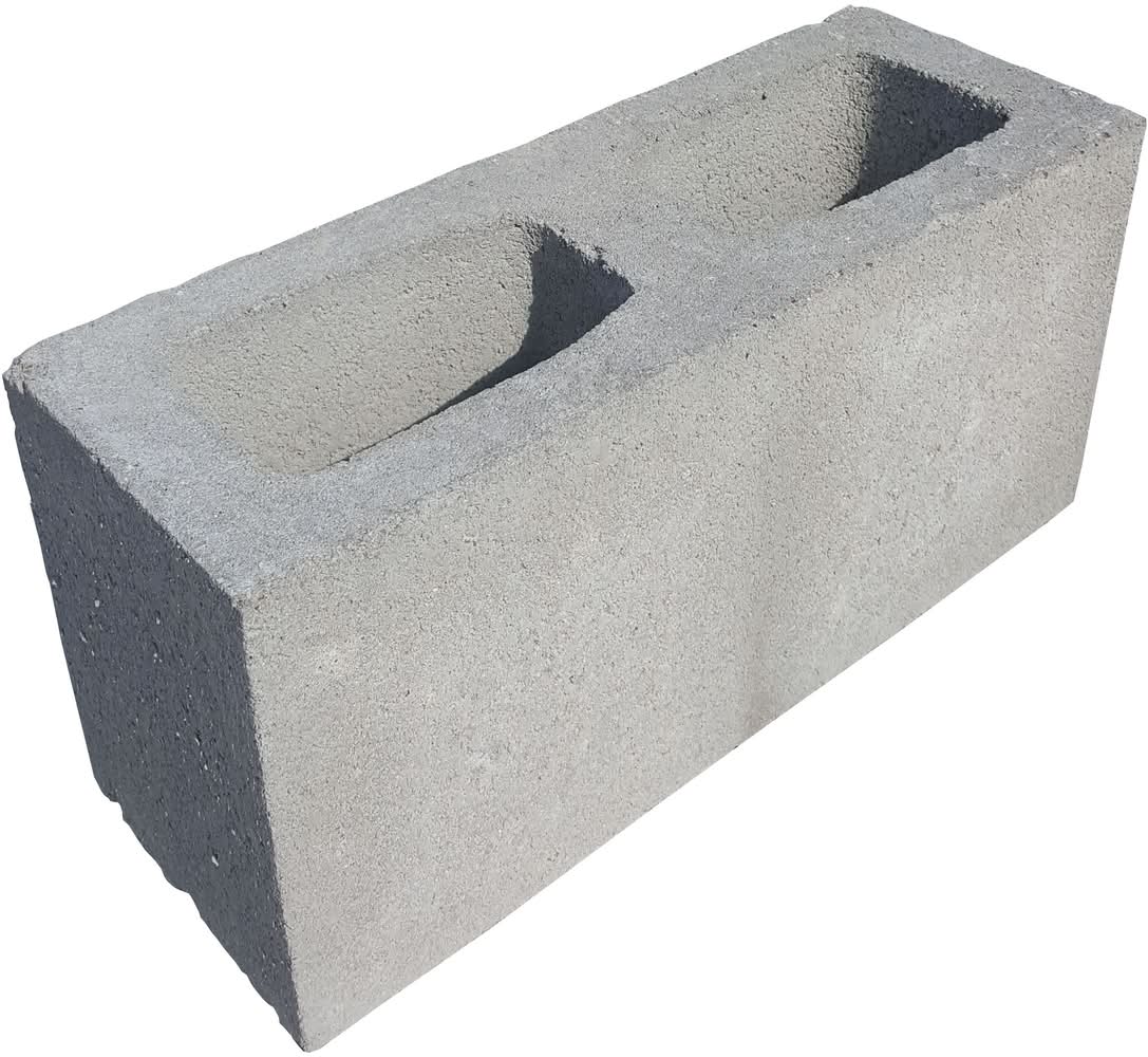 6-in W x 8-in H x 16-in L Cored Concrete Block