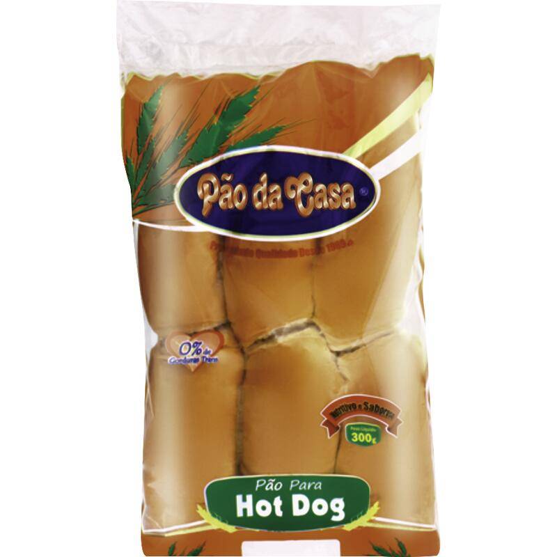 Pão da casa pão hot dog (300g)