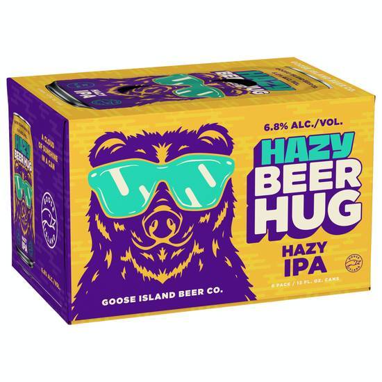 Goose Island Hazy Beer Hug (6x 12oz cans)