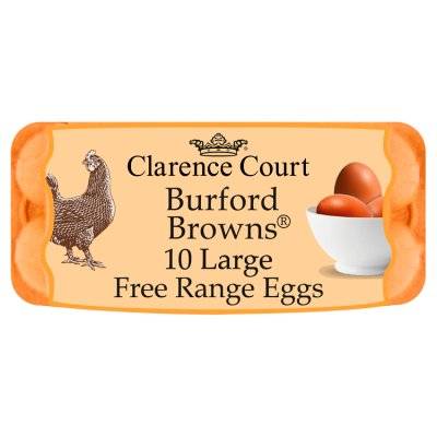 Clarence Court Mabel Pearmans's Burford Browns Large Free Range Eggs (10 ct)