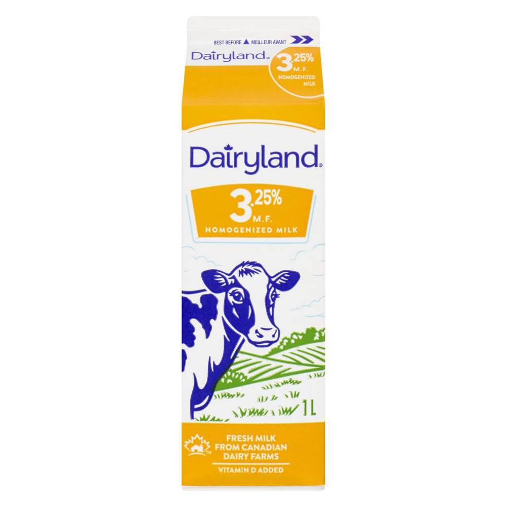 Dairyland 3.25% Homogenized Fresh Milk (1 L)