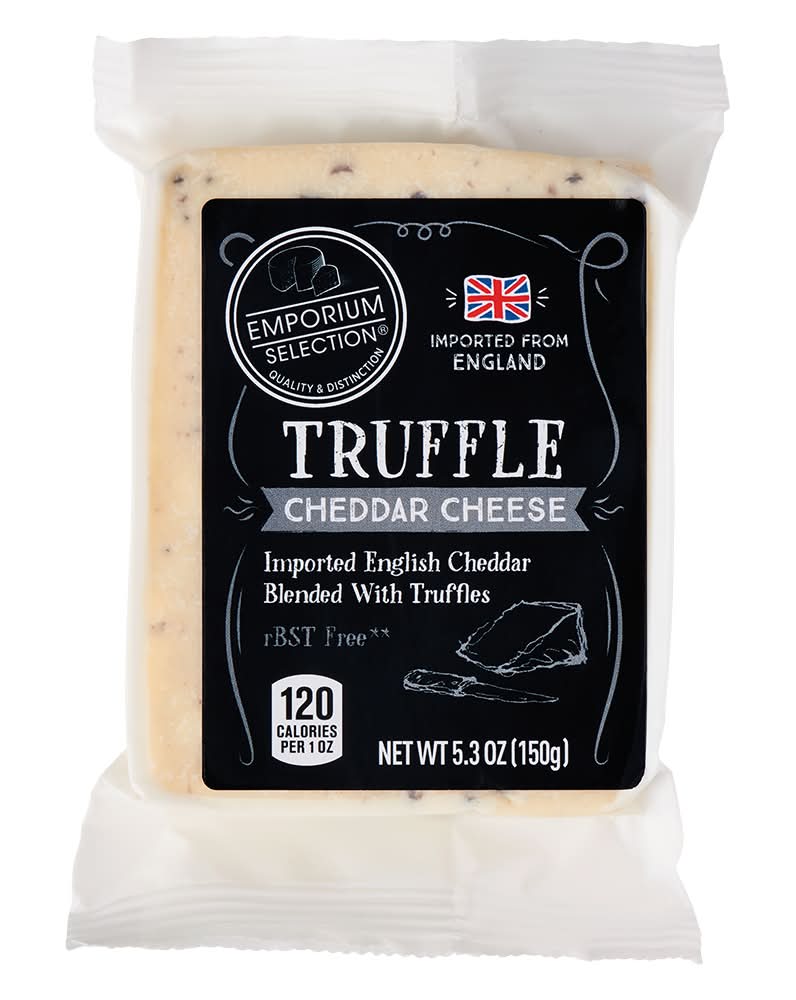 Emporium Selection Cheddar Cheese, Truffle (5.3 oz)