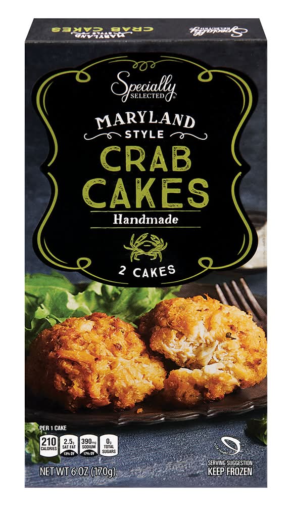 Specially Selected Handmade Crab Cakes, Maryland Style (6 oz, 2 ct)