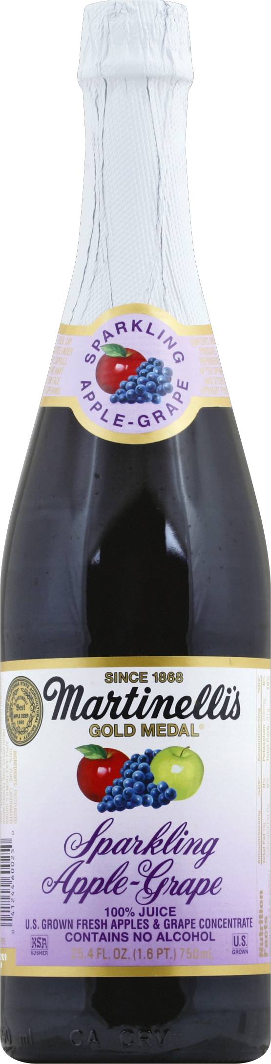 Martinelli's Sparkling Apple-Grape Juice (25.4 fl oz)