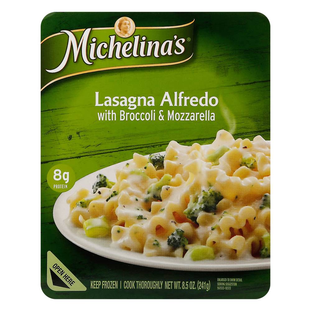 Michelina's Lasagna Alfredo With Broccoli and Mozzarella (8.5 oz)