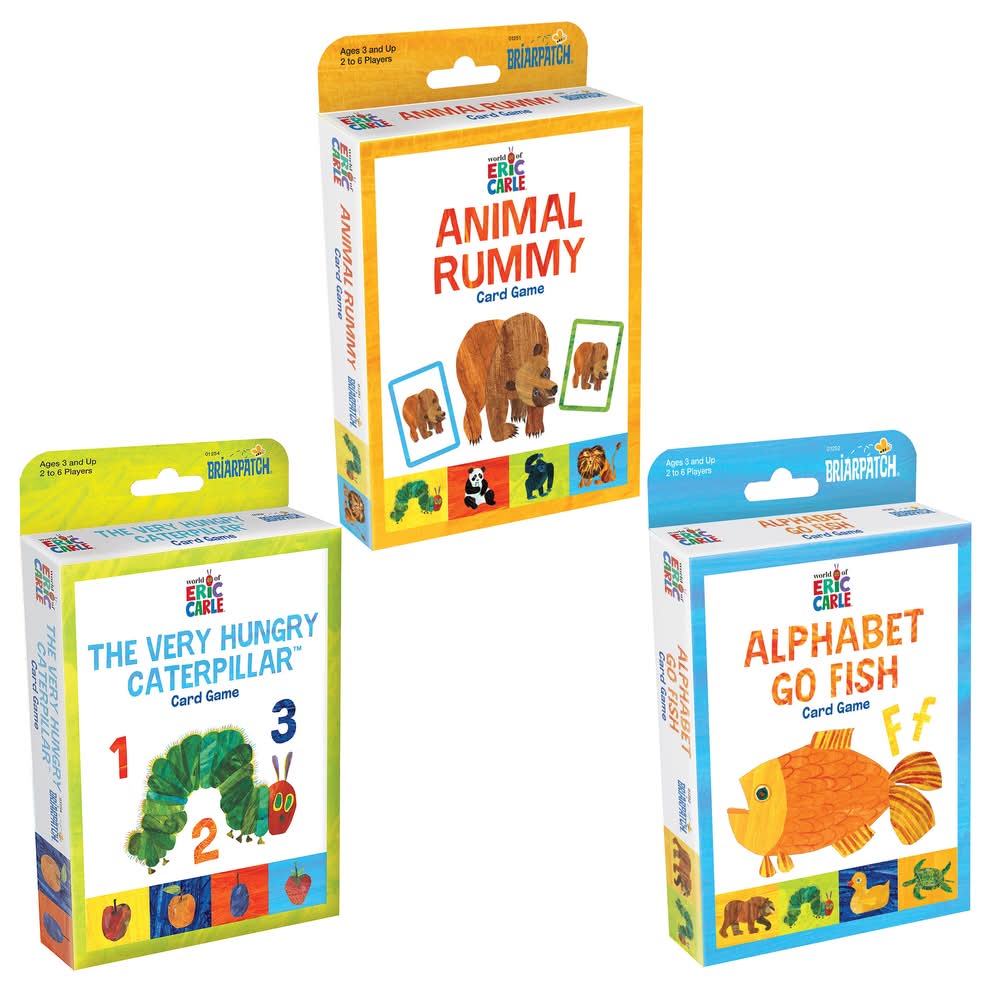 Eric Carle Card Game Assortment, 3 Games Included