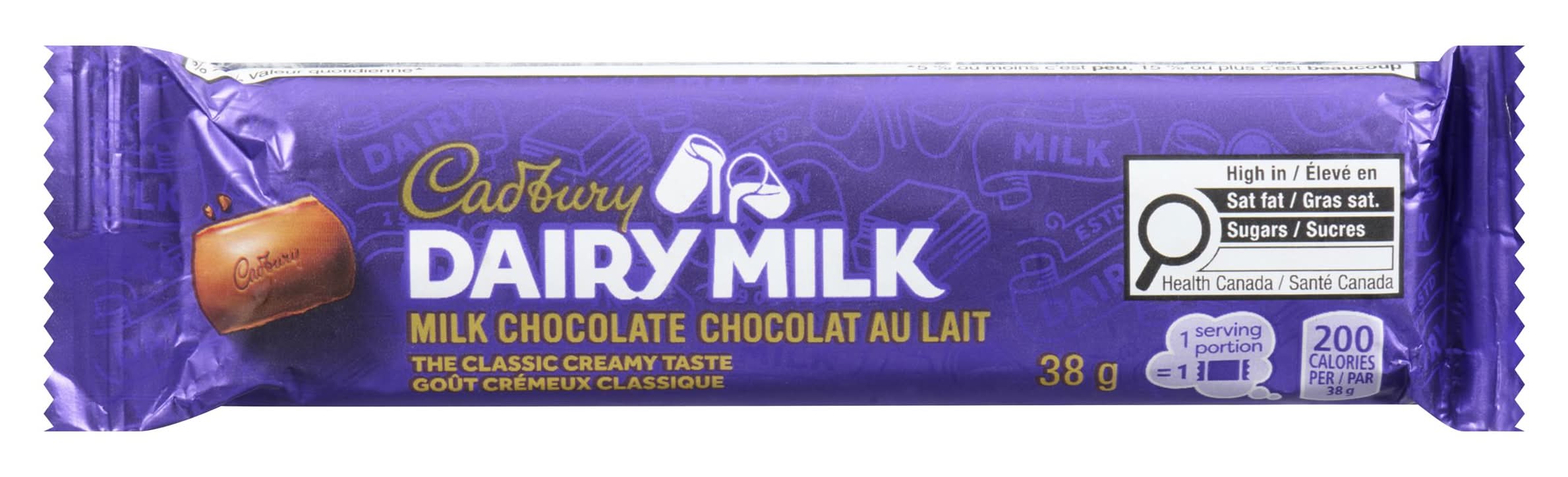 Cadbury dairy milk barre de chocolat au lait - milk chocolate bar