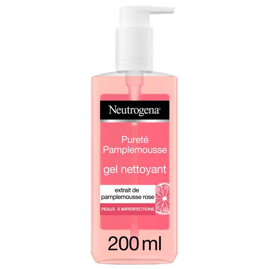 Neutrogena - Gel nettoyant au pamplemousse rose