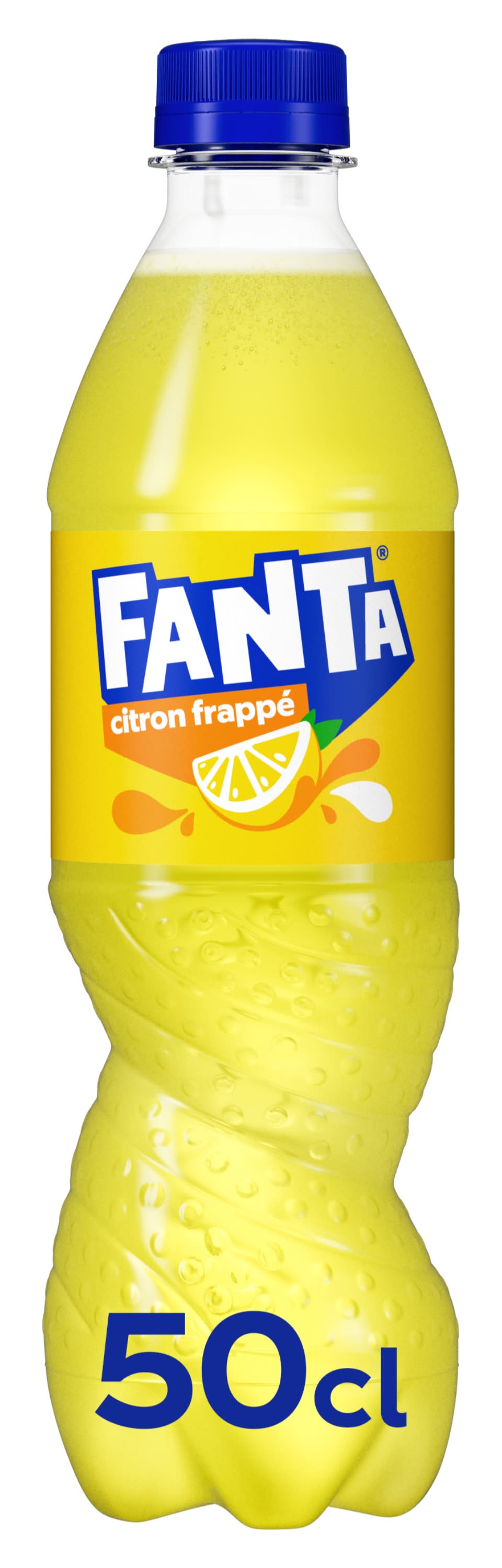 Fanta - Boisson rafraîchissante au fruit et arômes naturels, citron frappé (500ml)