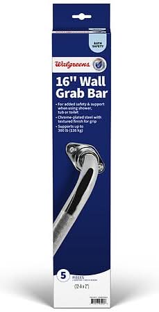 Walgreens 16" Knurled Grab Bar