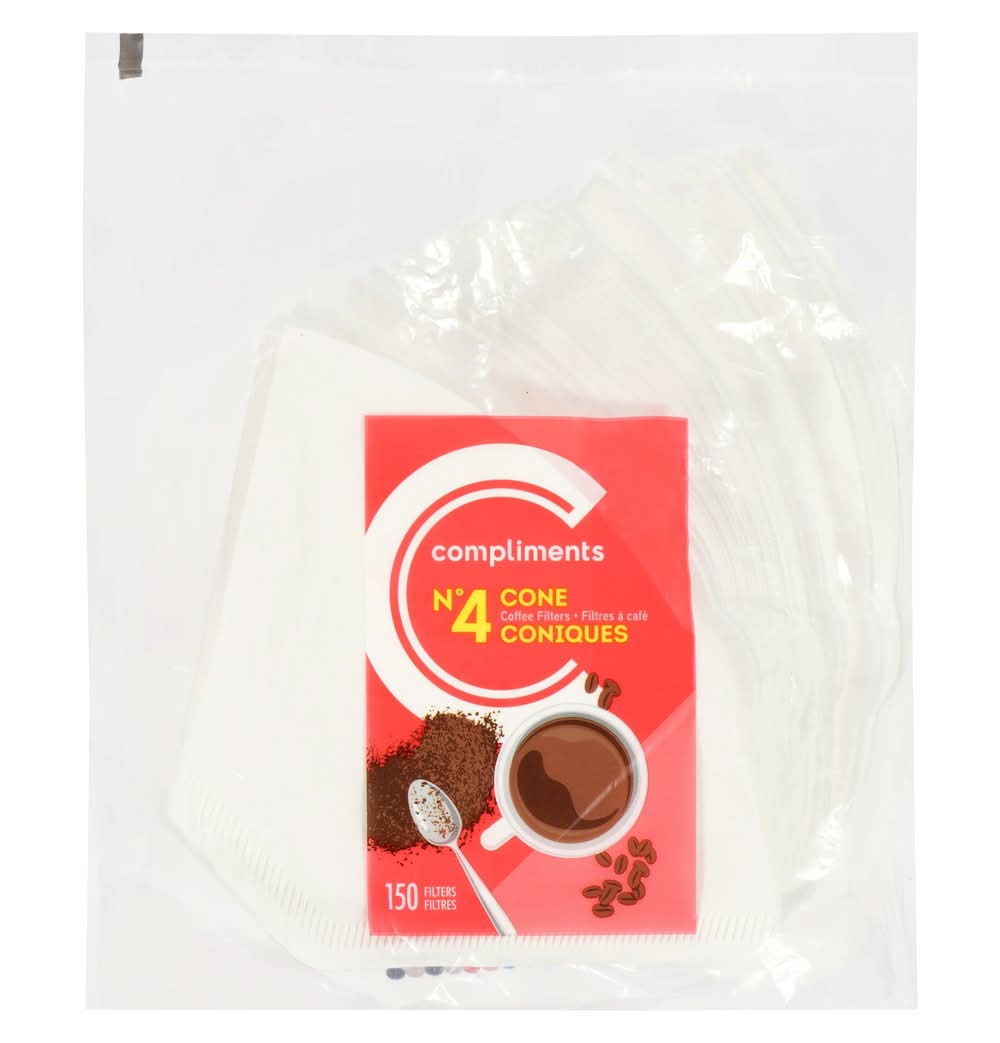 Compliments N4 Cone Coffee Filters (150 ct)