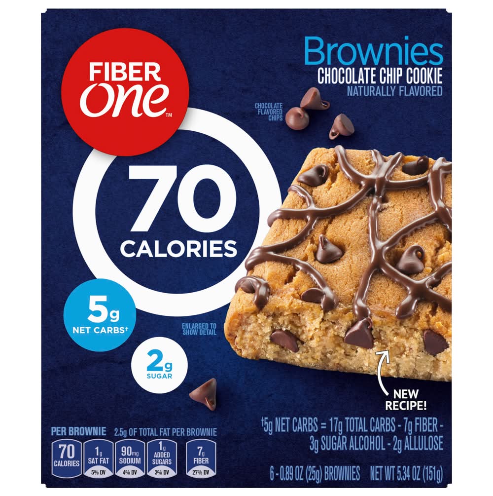 Fiber One Chocolate Chip Cookie (0.89 oz, 6 ct)
