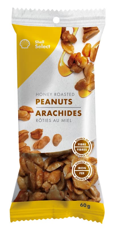 Shell Select Honey Roasted Peanuts 60g
