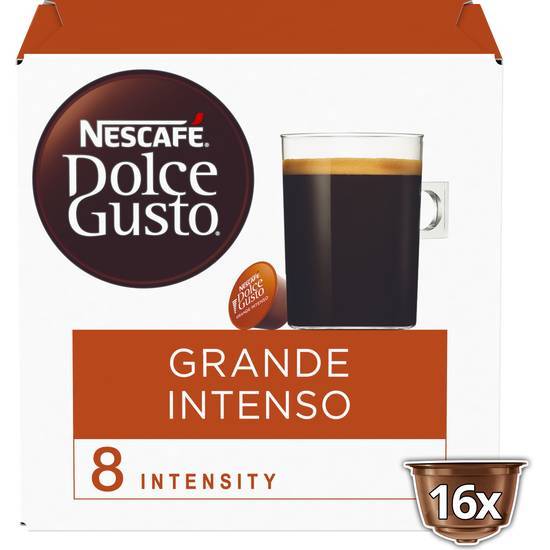 Capsules nescafé dolce gusto grande intenso 16 capsules 132.8g