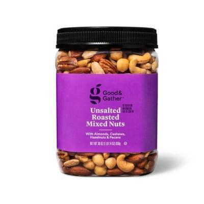 Good & Gather Unsalted Roasted Mixed Nuts - 30oz - Good & Gathertm