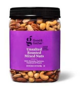 Good & Gather Unsalted Roasted Mixed Nuts (30 oz)