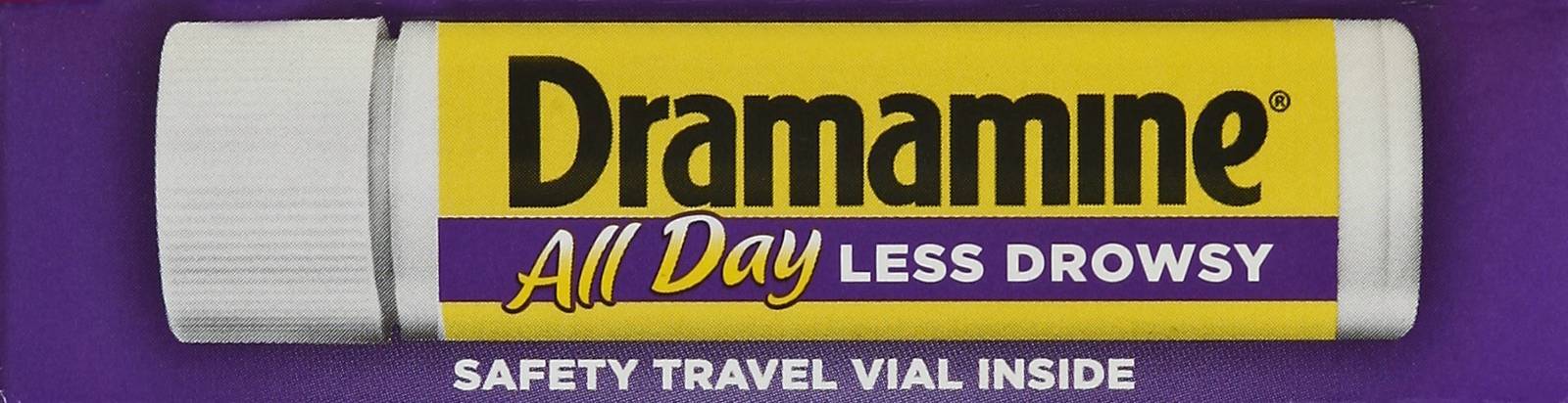 Dramamine All Day Less Drowsy Motion Sickness Relief Tablets 25 mg