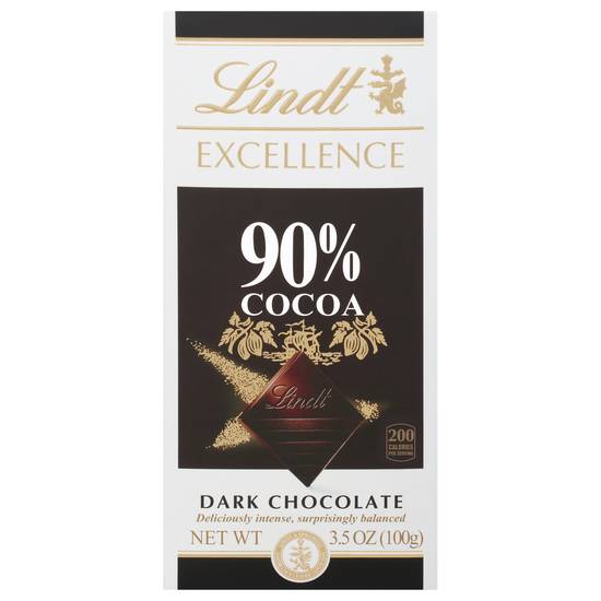 Lindt Excellence 90% Cocoa Supreme Dark Chocolate
