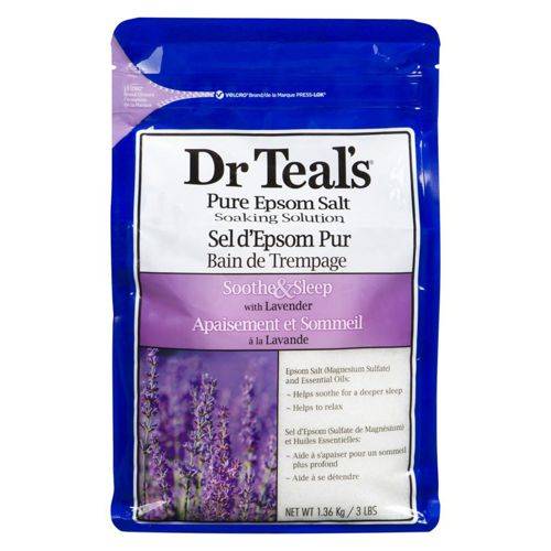 Dr teal's sels d'epsom, lavande (1,36 kg) - epsom salts, lavender (1 ea)