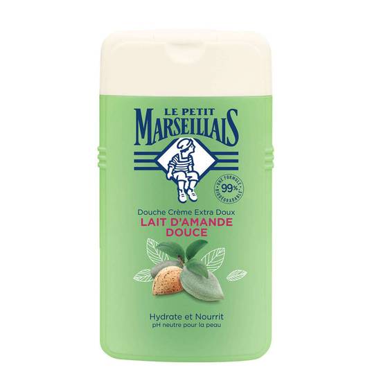 LE PETIT MARSEILLAIS - Douche crème extra doux - Lait d'amande douce - Hydrate et nourrit - 250ml