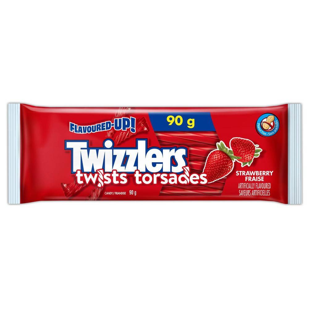 Twizzler's Twists Torsades Candy, Strawberry (90 g)