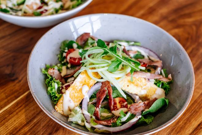 Halloumi & Bacon Salad