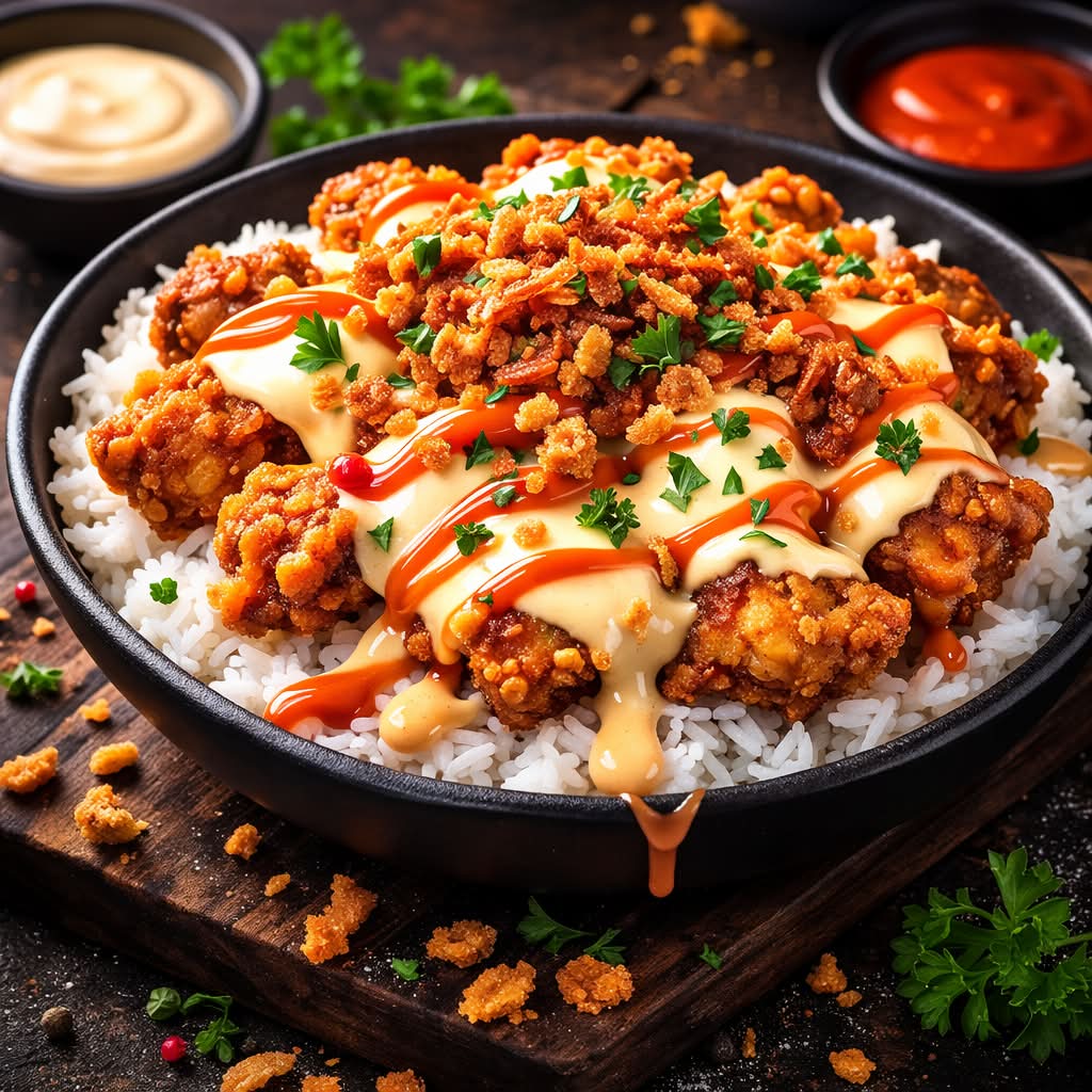 Tasty Crousty poulet curry 💥🍚🍗