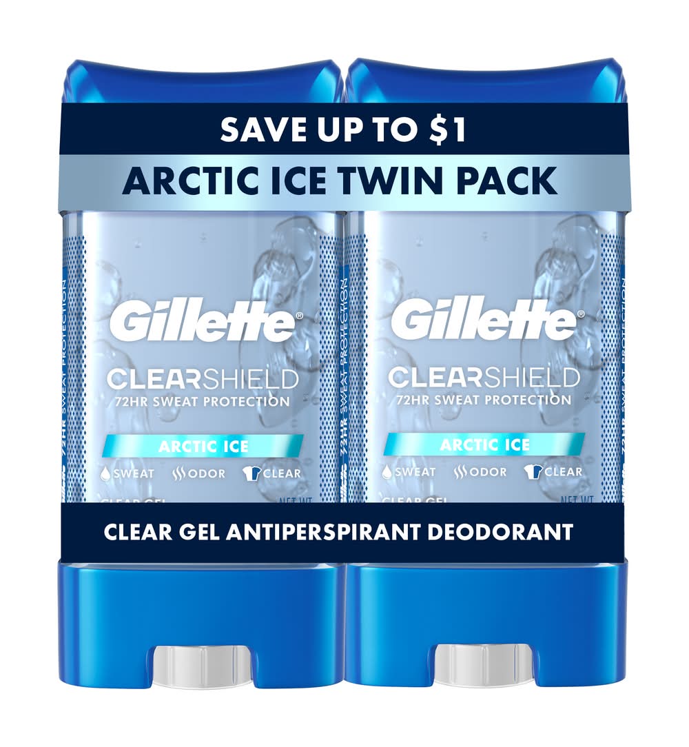Gillette Clear Gel Arctic Ice Anti-Perspirant Deodorant (7.6 oz)