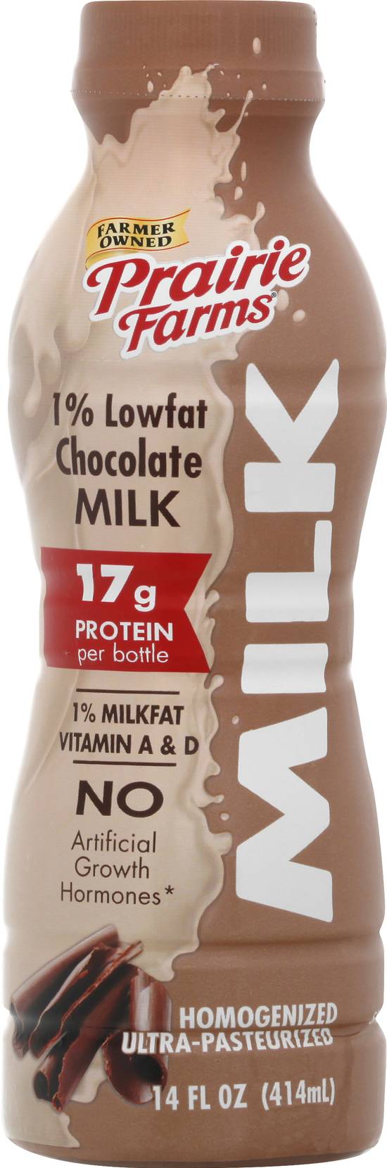 Prairie Farms 1% Lowfat Chocolate Milk (14 fl oz)
