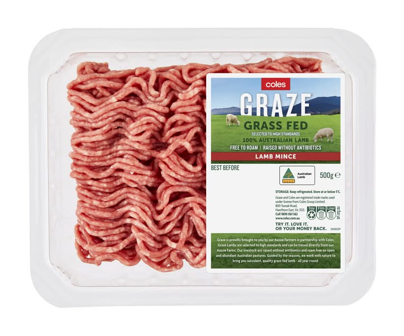 Coles Lamb Mince (500g)