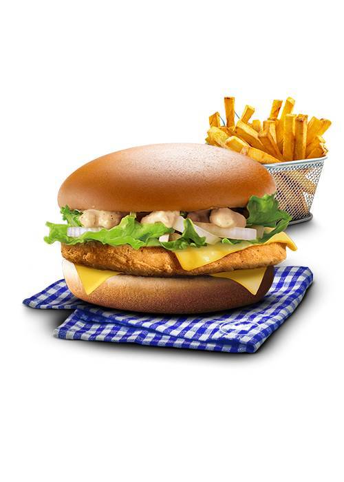 Menu chicken burger