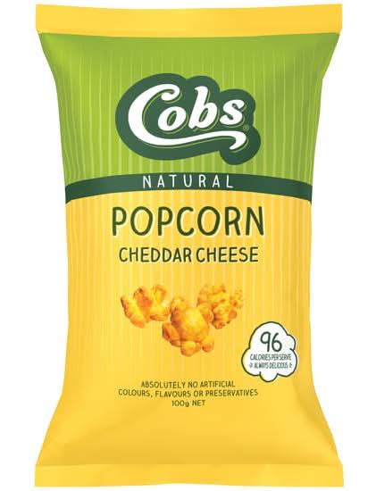 Cobs Natural Popcorn, Cheddar Cheese (100g)