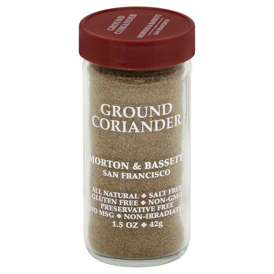 Morton & Bassett All Natural Gluten & Salt Free Spices Ground Coriander
