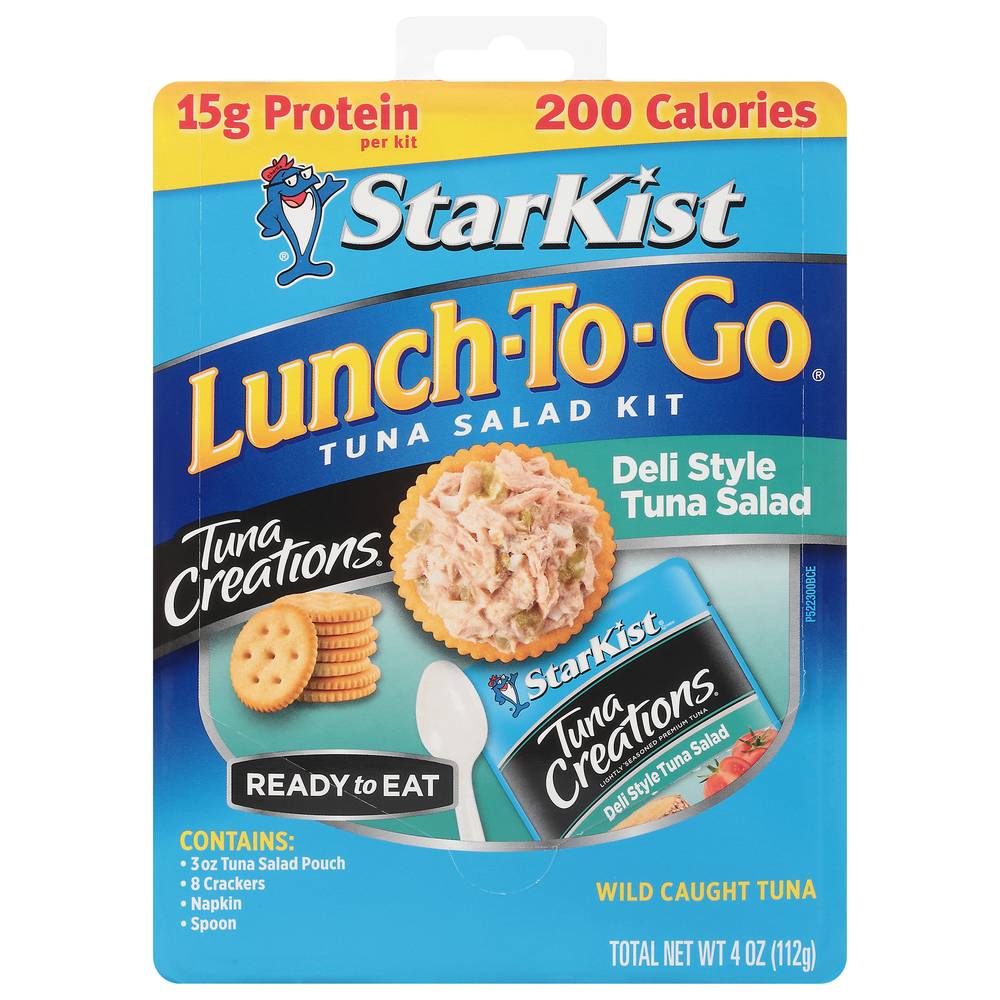 StarKist Tuna Creations Lunch To Go Deli Style Tuna Salad Kit (4 oz)