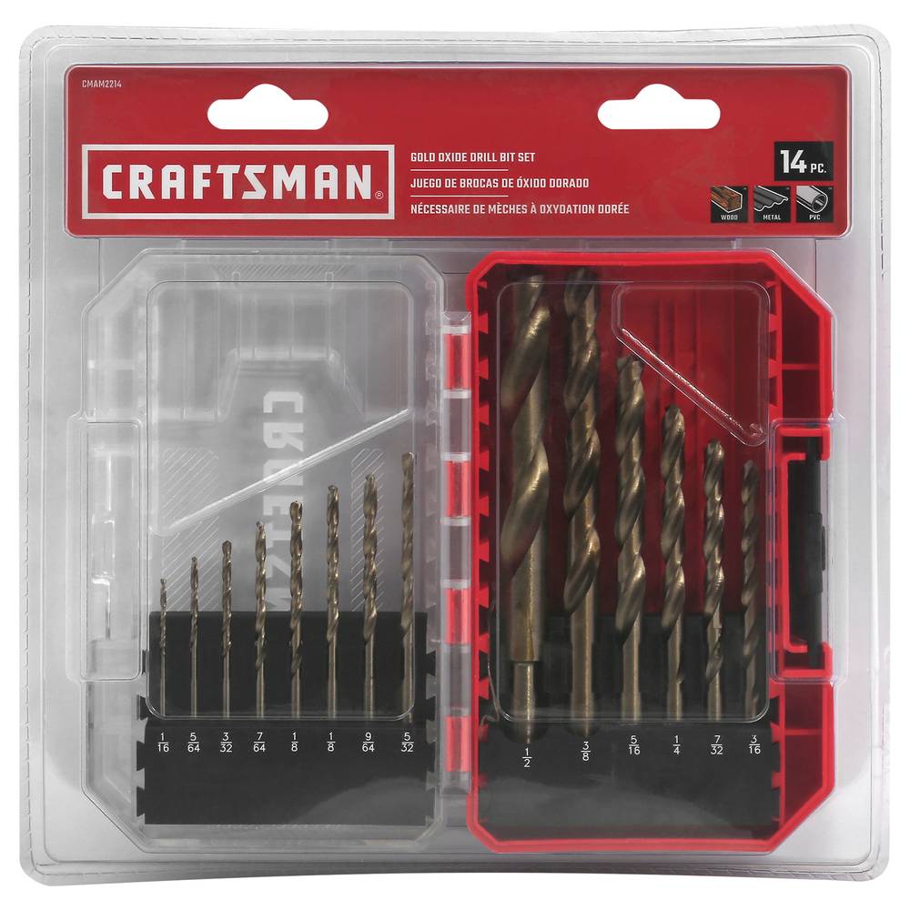 Craftsman Gold Oxide Drill Bit Set