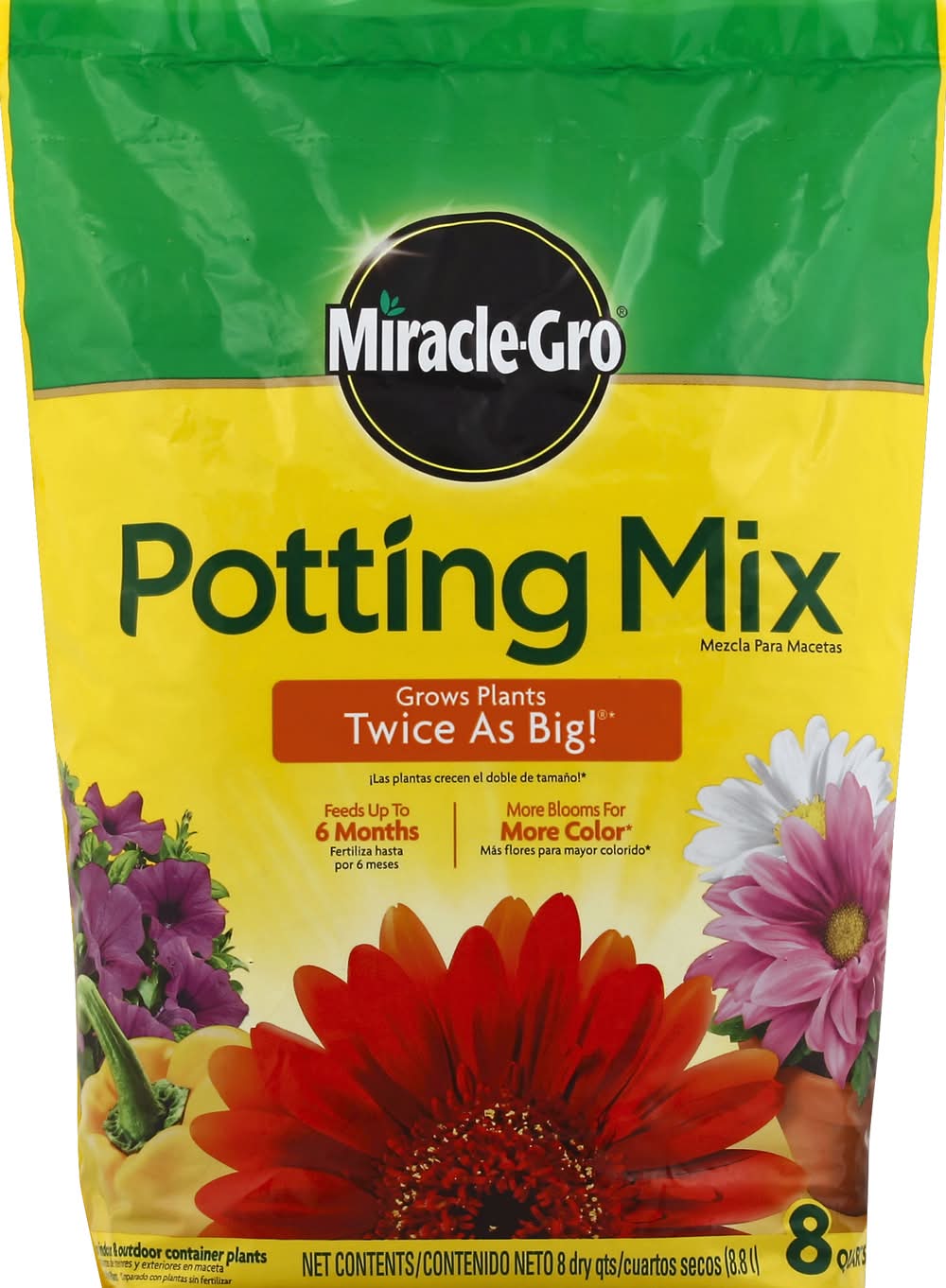 Miracle-Gro Twice As Big Potting Mix For Indoor & Outdoor Container Plants