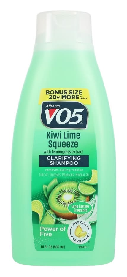 Alberto VO5 Clarifying & Nourishing Daily Hair Shampoo, Kiwi-Lime (18 oz)