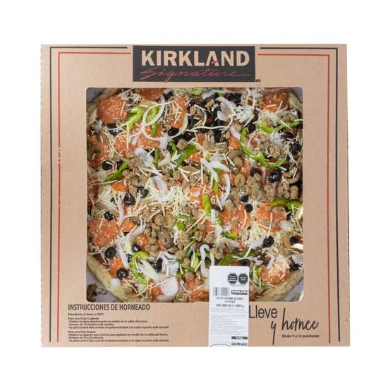 Kirkland Signature pizza italiana delgada (16")